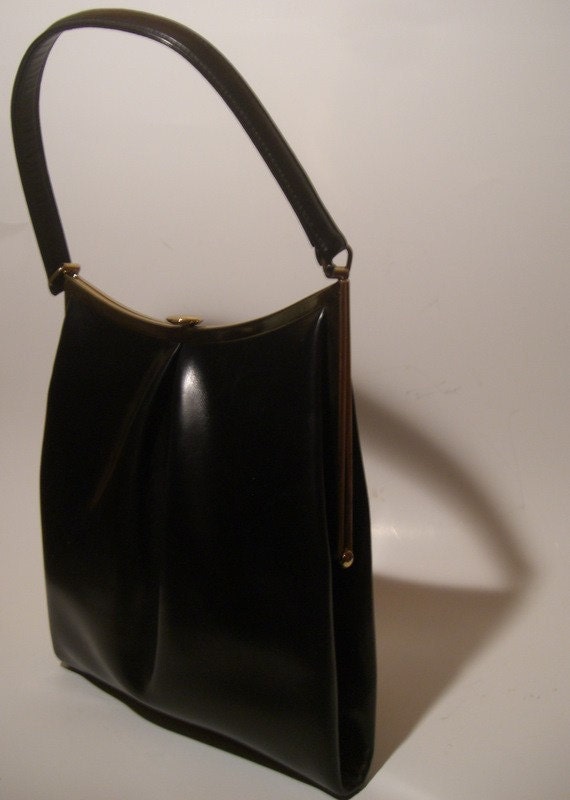 Beautiful Sleek Vintage Waldman Handbag by cnstark on Etsy