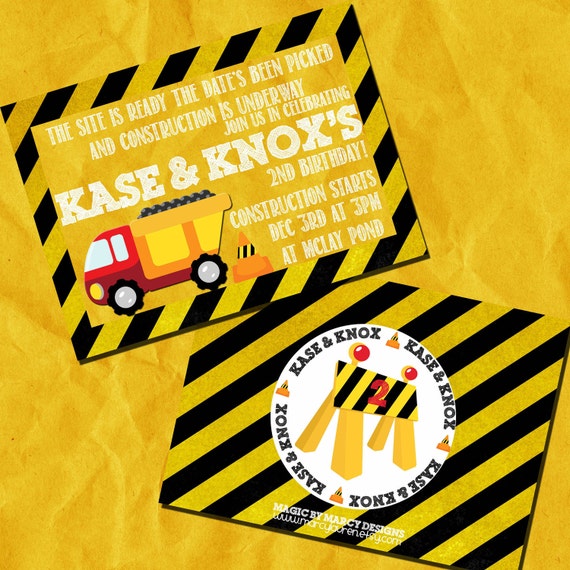 Printable Doublesided Construction Invitations Il_570xn