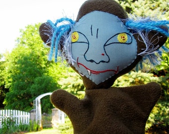 Troll Hand Puppet of 3 Billy Goats Gruff/ Monster Puppet/ Scary Fairytale Character Puppet