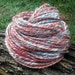 Patriotic Handspun--Red, White, and Blue Yarn--Merino, BFL Cormo, Romney, and Milk Fiber --2.6 Ounces--58 Yards--Plant Dyed