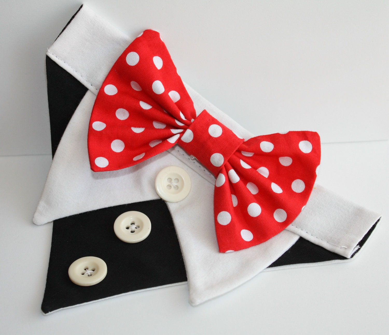 Dog Tuxedo Bandana L or XL