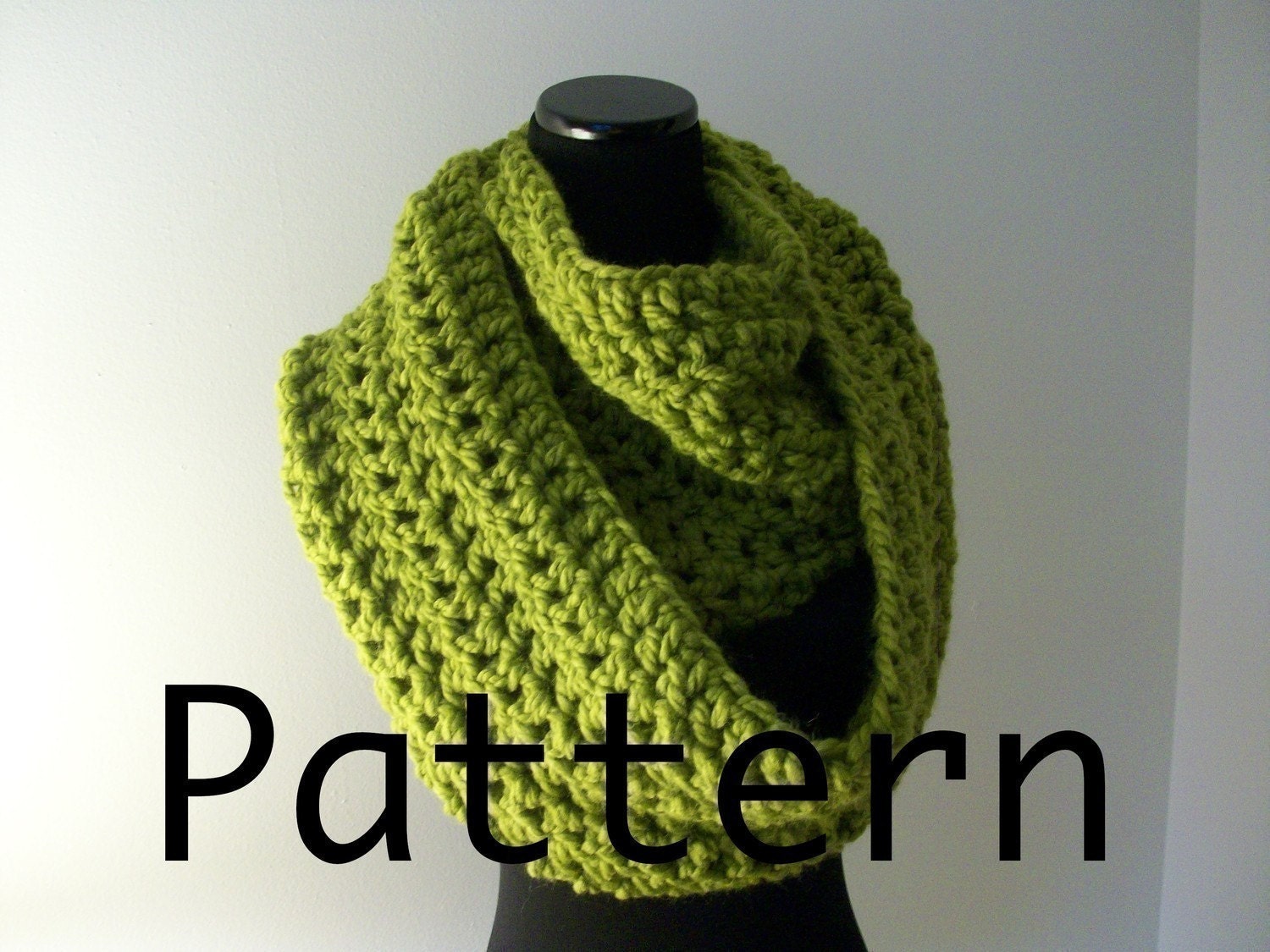 Crochet Pattern Grande Circle Scarves 3 Sizes Permission