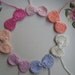 7 Pcs Cotton Crochet Applique... Mini Crochet Bow....