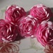 10 pcs Pink Satin Roses Flowers ...