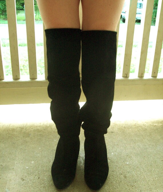 70s thigh high boots