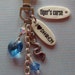 Tiger's Curse I heart Dhiren keychain Purse Backpack Clip