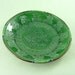 GREEN TARA LOTUS Offering Bowl Handmade Pottery