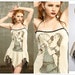 Tshirt Dress - Gypsy Dress - Steampunk Dress - SMALL DRESS
