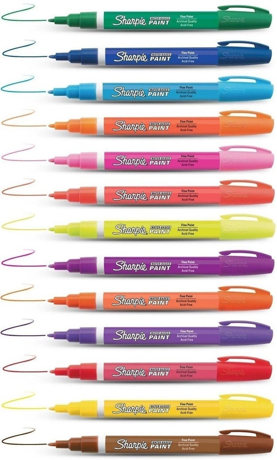 Sharpie Water-Based Paint Marker Fine Point Set of 13