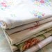 vintage floral pillowcase retro six