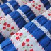 Vintage 60s 70s striped dressmaking cotton