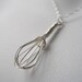 Wire Whisk - Handmade Sterling Charm Necklace