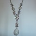 Vintage Drop and Rhinestone Necklace
