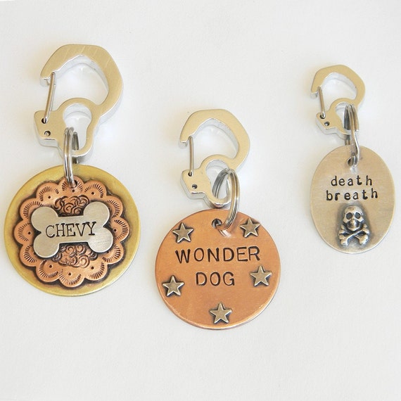 LARGE Quick Change Dog Tag Clip Carabiner Strong