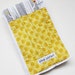 Patchwork Quilted Burp Cloth with Organic Gray Birch Tree, Yellow and Teal Fabric