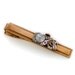 Steampunk Vintage Watch Brass Tie Bar Alligator Clip