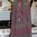 Boho Hippie Halter Blouse - Burgundy Sunflower design - fits most