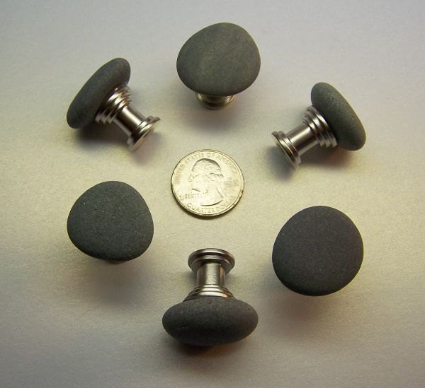Beach Stone Knobs or Drawer Pulls
