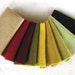 Hand Dyed Felted Wool in a Beautiful Collection of Colors a Perfect Rug Hooking Wool 1995