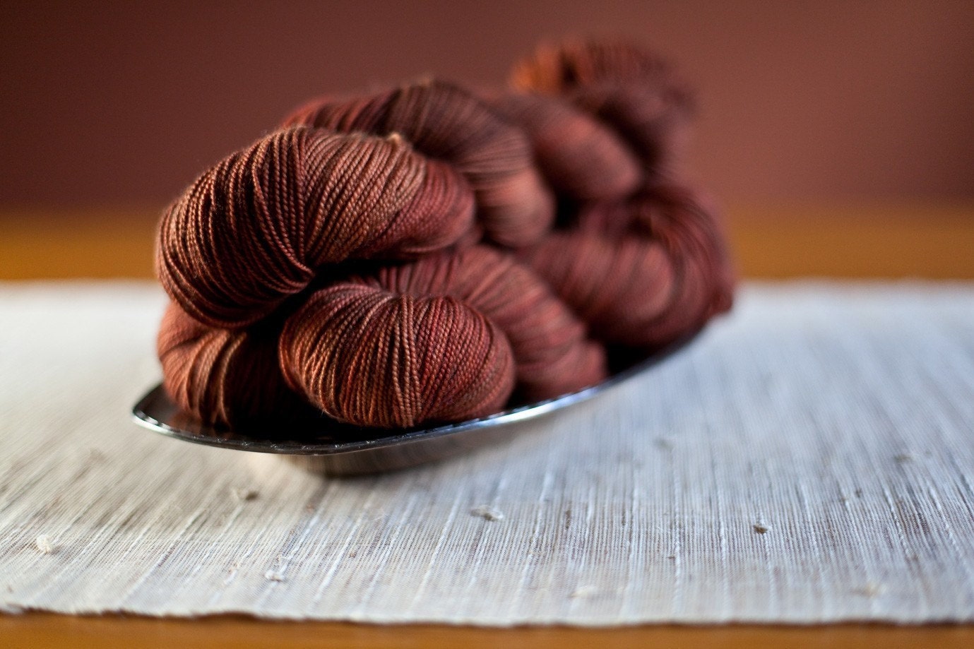 Merino Fingering Yarn Smitten Merino Twist Spice Drizzled