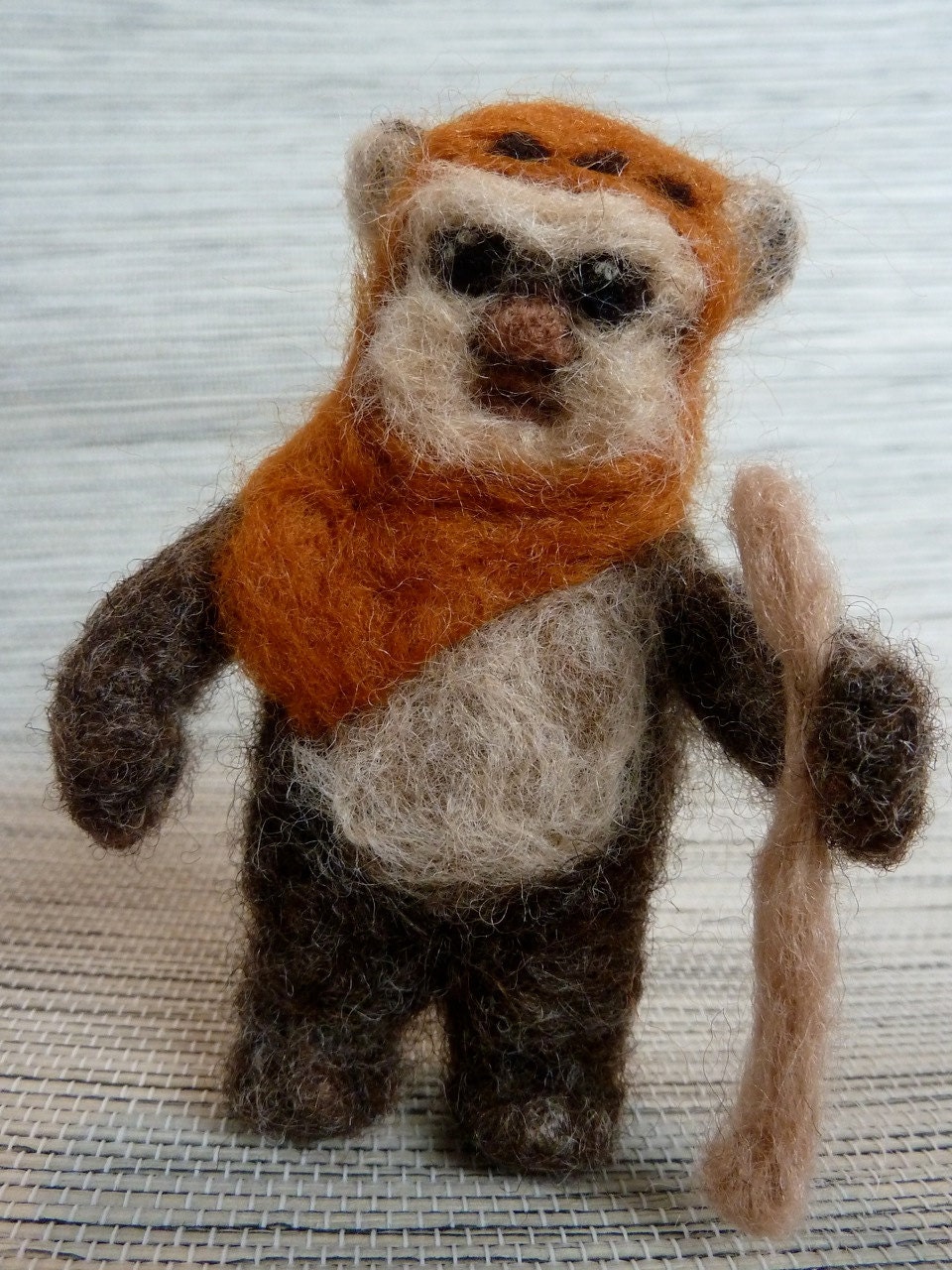 STAR WARS Ewok Felted Wool Character