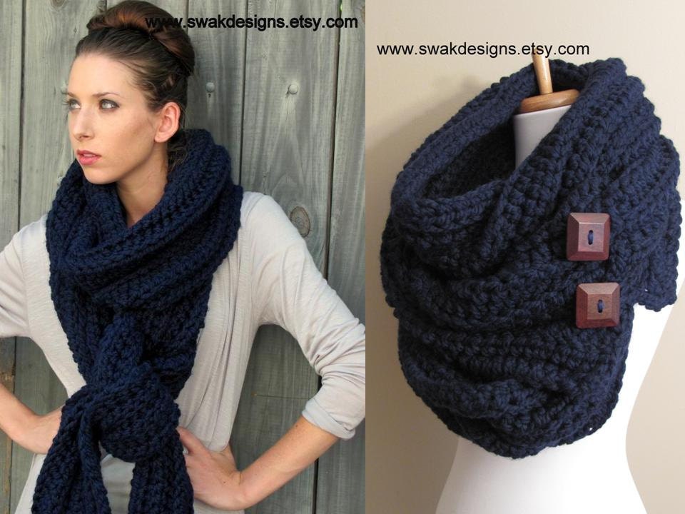 Eternity Scarf Oversized Wool Scarf Convertible Tundra Wrap