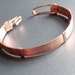 Copper Bracelet, Bangle Bracelet, Healing, Unisex, 7.75 inches