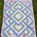 Dogwood Trail Itsy Bitsy Spider Quilt 38 x 50 toddler lap quilted