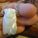 Cicada Necklace - LAST ONE - Mother of Pearl, Hand Carved, Silver Chain, Natural History, Bohemian Jewelry by AlpineGypsy on Etsy