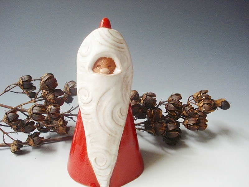 small clay santa claus figurine small clay santa claus figurine