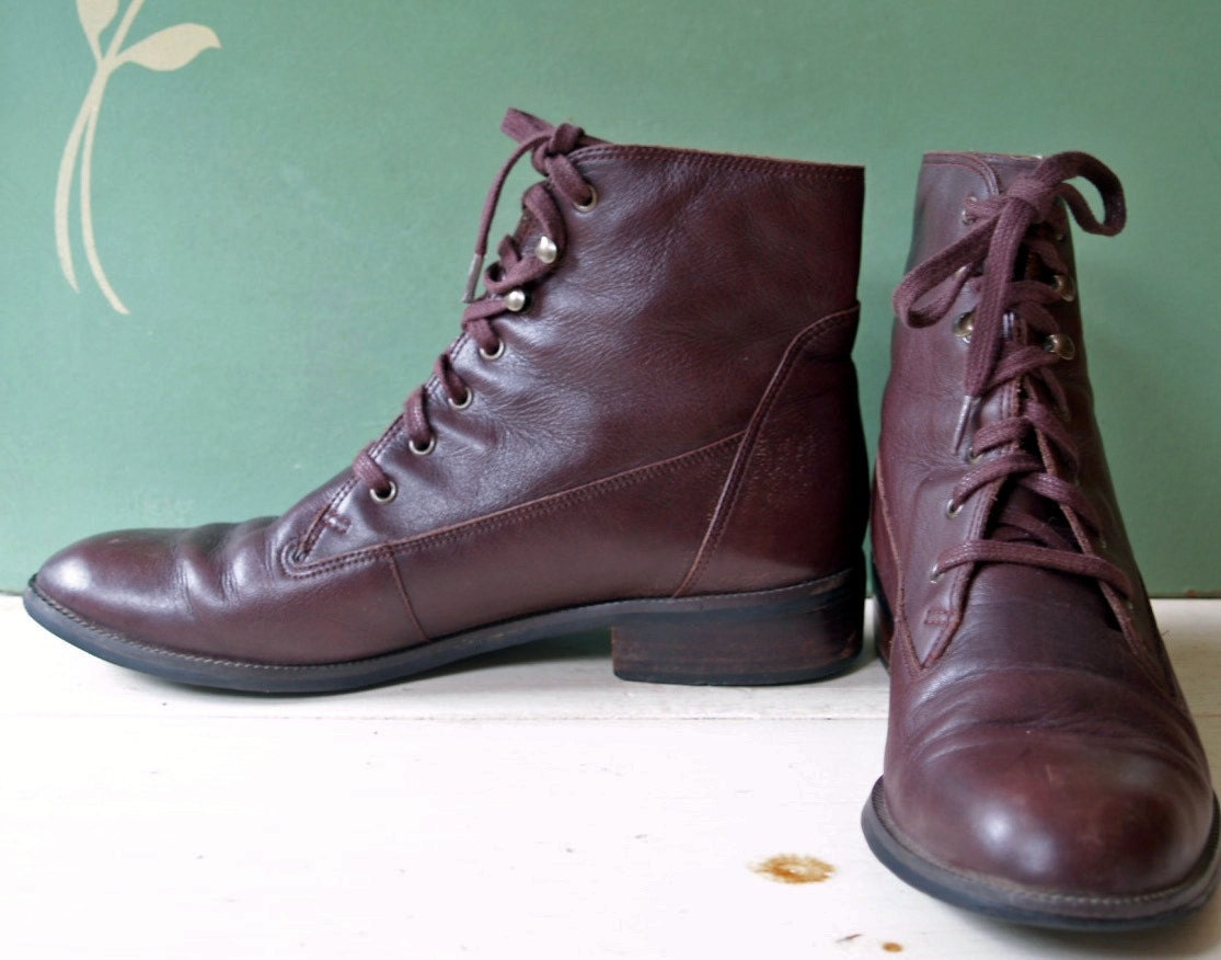 vintage nine west lace up boots