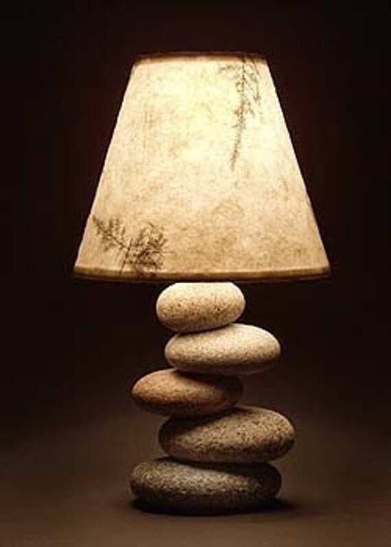 Items similar to Balance Rock Lamp on Etsy