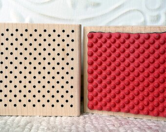 Polka Dots rubber stamp from oldislandstamps