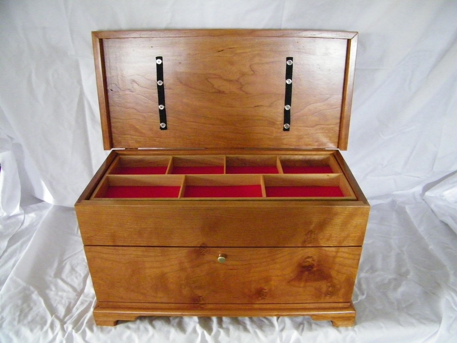 Knitting Tool BoxCherry by walnutcreekdesigns on Etsy