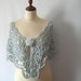 Sky Blue Lace Shawl