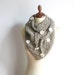Grey Floral Shawl