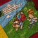 Baby Quilt Baby Blanket Nursery Rhymes Red Yellow Blue Green Primary Colors