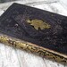 Antique book, The Rose of Sharon, 1852, gorgeous illustrations, embossed leather covers