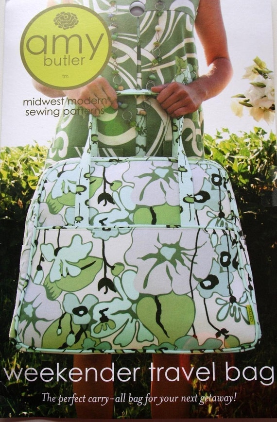 Weekender Travel Bag Pattern by Amy Butler FREE SHIPPING
