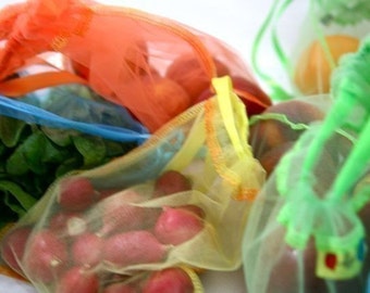 Tropical Sunset Reusable Produce bags ECO friendly