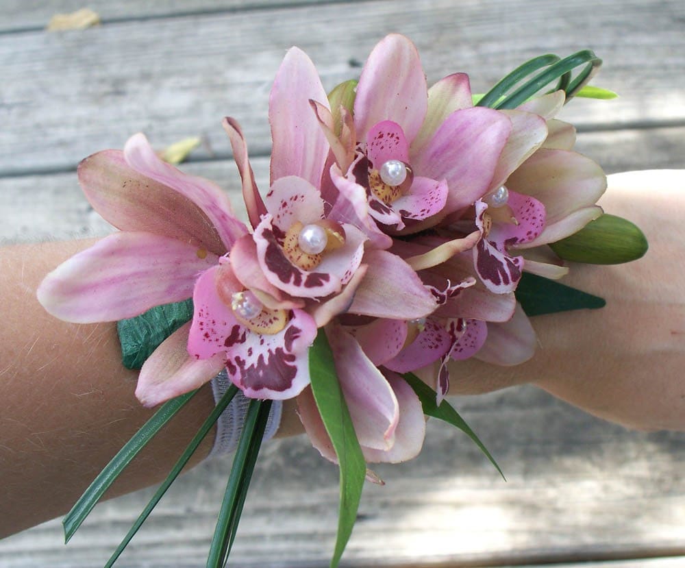 Cymbidium Orchid Wrist Corsage 