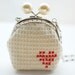 Sweet Heart Coin Purse (Metal Frame)