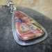 Sterling Silver and Butterfly Jasper Necklace with Labradorite Beads