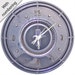 Ford Mustang Hubcap Clock with numbering (a-squido 1208 hub cap)