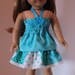 SALE:Twirl Skirt and Turquoise Halter Top Fits American Girl