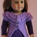 Dark Lavender Shrug Sweater with Purple T-Shirt