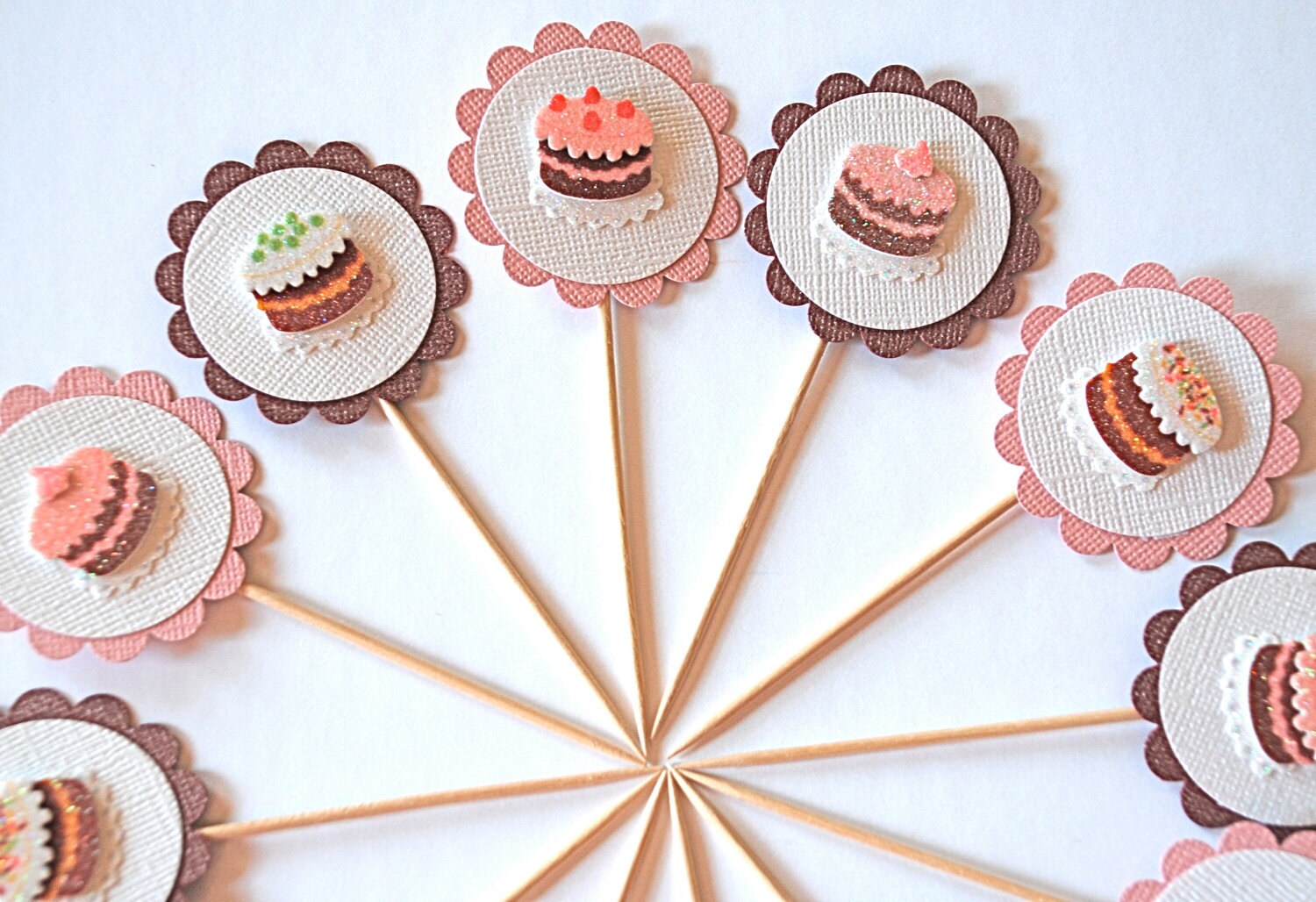 Sweet Cake Cupcake Toppers