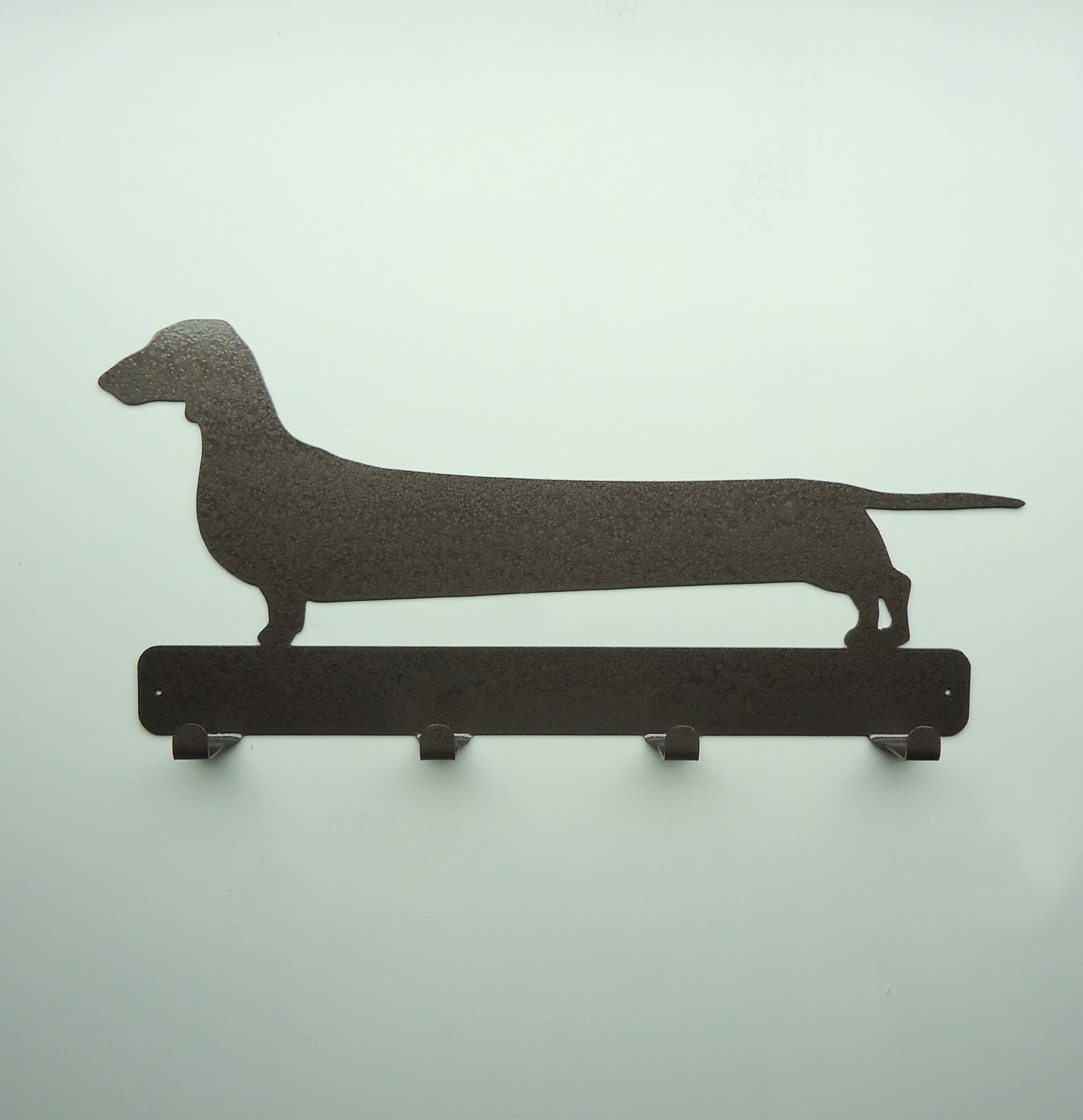 Stretch Wiener Dog Metal Art Coat Rack Free by KnobCreekMetalArts