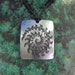 Koru Fern Spiral Pendant, Etched Stainless Steel - Peace, Growth, Life, Eternity, Renewal, Maori - LARGE