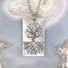 World Tree Necklace, Stainless Steel Etched - LARGE Norse Yggdrasil on Chain